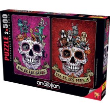 Anatolian 2x500 Parçalık Puzzle / Halloween - Kod 3623