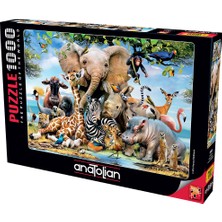 Anatolian 1000 Parçalık Puzzle / Gülümse - Kod 1043