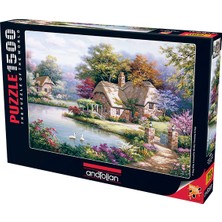 Anatolian 1500 Parçalık Puzzle / Kuğular ve Kır Evi - Kod 4529