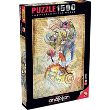 Anatolian 1500 Parçalık Puzzle / Dünyayı Gezen Çerkes Kızı - Kod 4560