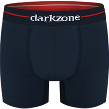 Darkzone DZNVD1103 Düz Kırmızı - Lacivert Erkek Boxer