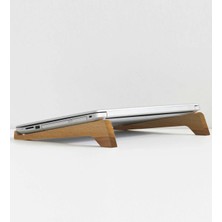 Bk Gift Taşınabilir Ahşap Notebook Laptop Standı