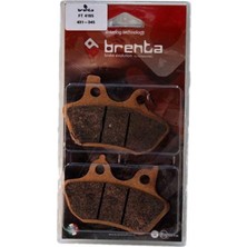 Brenta Harley Davıdson 1450 Fxdc Dyna Super Glıde Custom Brenta Sınter Ft 4165 Fren Balata Ön