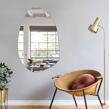 Decorita Ayna - Tasarım Şekilli Oval Ayna - 119cm x 79cm