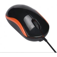 Life Teknoloji C-1573 Wired USB Kablolu Klavye Mouse Set -Siyah/turuncu