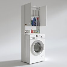 Kenzlife çamaşır makinesi dolabı veronika byz 180x066x20 banyo ofis