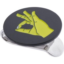 Metal Jest Golf Topu Marker Manyetik Şapka Klip Golf Aksesuarları ile 07
