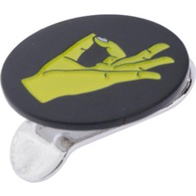 Metal Jest Golf Topu Marker Manyetik Şapka Klip Golf Aksesuarları ile 07