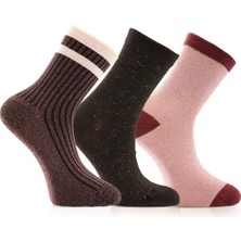 Miorre 3lü Bayan Simli Çorap