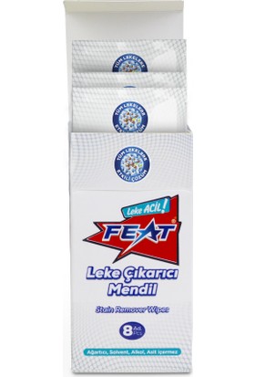 Feat Leke Çıkarıcı Mendil (8 adet/kutu)
