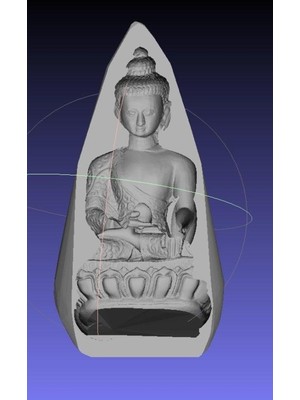 Aldım Geldi  Buda Iii. Optik Illüzyon Kalıp Standı Plastik Aparat