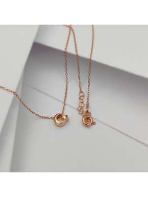 925 Gümüş Gümüş Ay Yıldız Minimal Kolye 925 Ayar