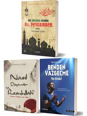 Bir Arkadaş Olarak Hz.peygamber - Nasıl Dayandın Ya Resulullah - Benden Vazgeçme Ya Rab 3 Kitap Set