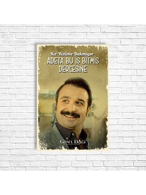 Trend Poster Ezhel Retro Ahşap Poster