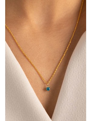 Yavuz Kuyumculuk 14 Ayar Altın Halat Burgu Zincir Nazar Boncuklu