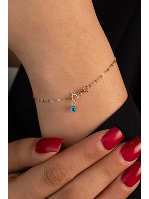 Yavuz Kuyumculuk 14 Ayar Altın Italyan Aynalı Bileklik