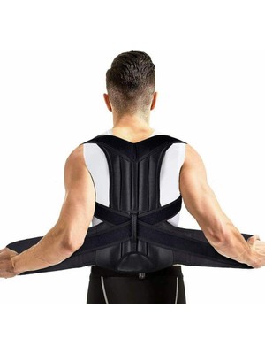 Dik Durus Aparatı Çift Balenli Dik Durmayı Sağlayan Korse Omurga Bel Sırt Korsesi Kambur Önleyici