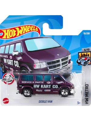 Hot Wheels Tekli Araba Dodge Van HCT63