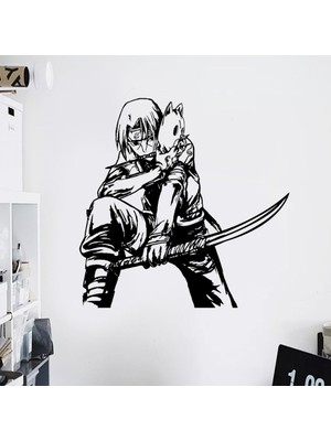 Allfun Anime Duvar Çıkartmaları Pvc Duvar Çıkartmaları Siyah Duvar Kağıdı 55 x 55 cm (Yurt Dışından)