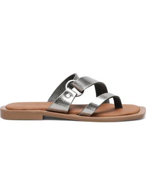 Nine West Tanye 2fx Kahverengi Kadın Düz Terlik