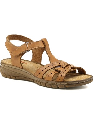 Polaris 158589.Z2FX Camel Kadın Sandalet