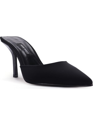 Nine West Lava 2fx Siyah Kadın Topuklu Terlik