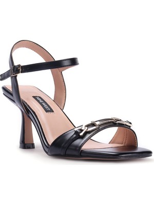 Nine West Meye 2fx Siyah Kadın Topuklu Sandalet