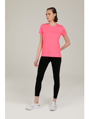 Kinetix SN230 Basic Pes C Neck T- Fuşya Kadin T-Shirt