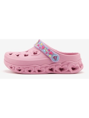 Skechers LİGHT HEARTED-UNİCORNS & SUNS Büyük Kız Çocuk Pembe Işıklı Terlik - 308023L PNK