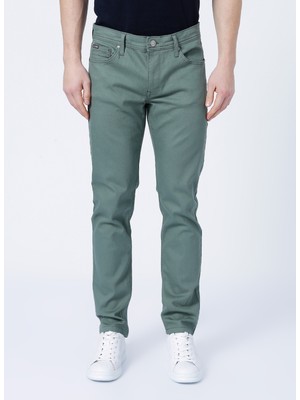 Lee Cooper Normal Bel Rahat Düz Yeşil Erkek Chino Pantolon - 222 Lcm 221001 Jagger Nd 1