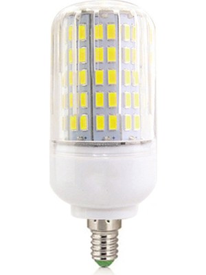 Deyuer Ac 110V 15W E14 5730 Smd LED Mısır Ampul - Beyaz (Yurt Dışından)