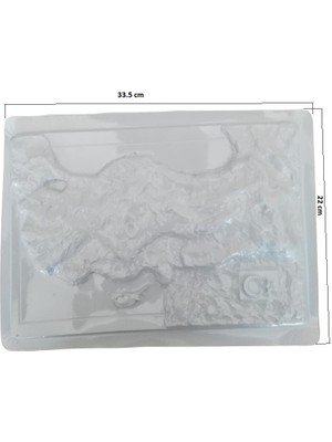 Exiz Ticaret Harita Alçı Kalıbı Küçük