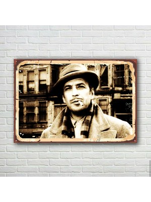 Duvar Sözü Retro Ahşap Poster