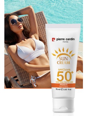 Pierre Cardin Koruyucu Güneş Kremi 50+ Spf Çok Yüksek Koruma - 75 ml