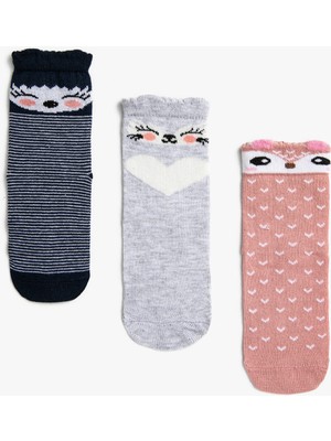 Koton Kadın Desenli Çorap Seti 3'lü