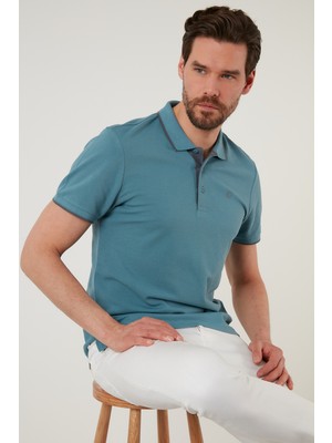 Buratti % 100 Pamuk Düğmeli Regular Fit Polo Yaka T Shirt Erkek POLO YAKA T SHİRT 5902118