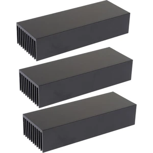 3x Alüminyum Soğutucu 50 * 30 * 140MM Elektronik Için Isı Emici Soğutma LED Güç