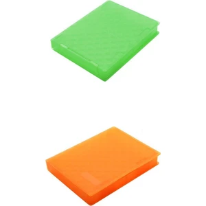 2 Adet 2.5 "sata Sabit Sürücü HDD SSD Muhafaza Harici Disk Kılıfı Saklama Kutusu