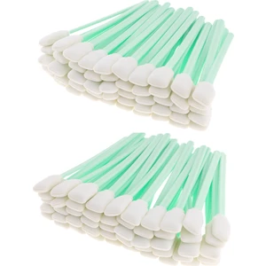 100 Adet Temizleme Swabs Köpük Swabs Roland Mimaki Mutoh Yazıcı Için Sticks