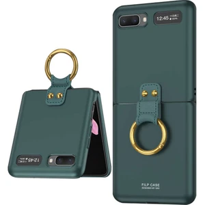 Samsung Galaxy Z Flip Kılıf Flip Ring Kıpta Şık Tasarım Kapak