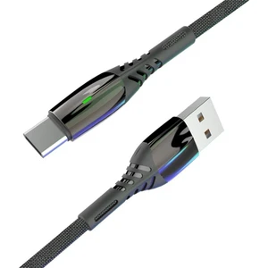 Samsung Galaxy A20/A20S/A30/A31/A32/A50/A51/A52/A71 Type-C USB Hızlı Şarj Data Kablosu LED Işıklı