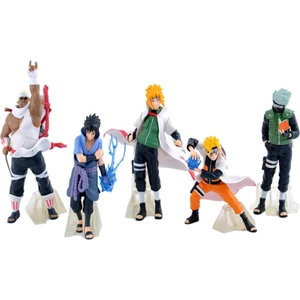 5 Adet Şekil Oyuncak Naruto Kakashi Sasuke Anime Koleksiyonu (Yurt Dışından)