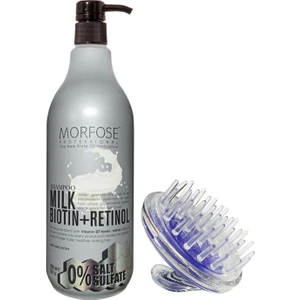 Şampuan Tarağı+Sülfatsız Milk Biotin+Retinol Içerikli Tuzsuz Şampuan 1000 Ml