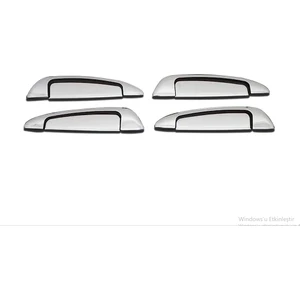 Alminox Oto Fiat Lınea Krom Kapı Kolu 4 Kapı 8 Prç P.çelik 2007 ve Üzeri