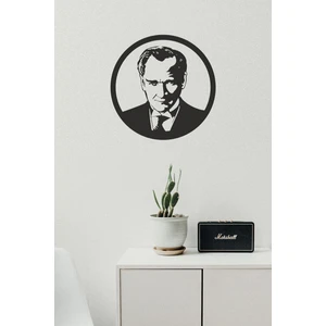 Atatürk Dekor Tablo Mdf Ahşap Lazer Kesim