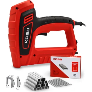 Kobb KBZ200 8-16MM Zımba ve 15-16MM Profesyonel Çivi Çakma Makinesi + 3000 Adet Yedek Zımba ve Çivi