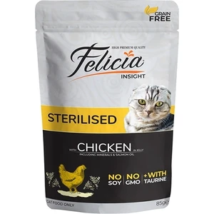 Tahılsız Tavuklu Kısırlaştırılmış Kedi Yaş Maması 12X85 gr
