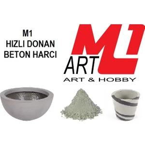 M1 Art Hızlı Donan Beton Harcı Gri 20 kg