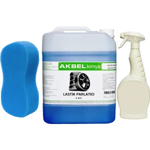 Lastik Parlatıcı 5 Kg + Uygulama Spreyi ve Sünger