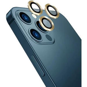 Bilişim Aksesuar Apple iPhone 11 Pro Uyumlu Gold Kamera Lensi Koruma